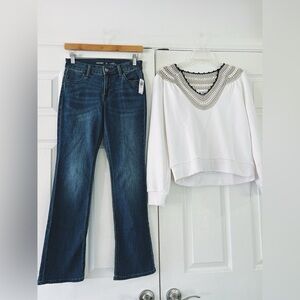 Old Navy Women's Boot Cut Jeans - Dark Blue